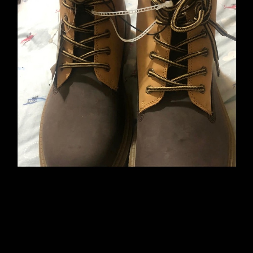 Men's Two-Tone Brown Boots